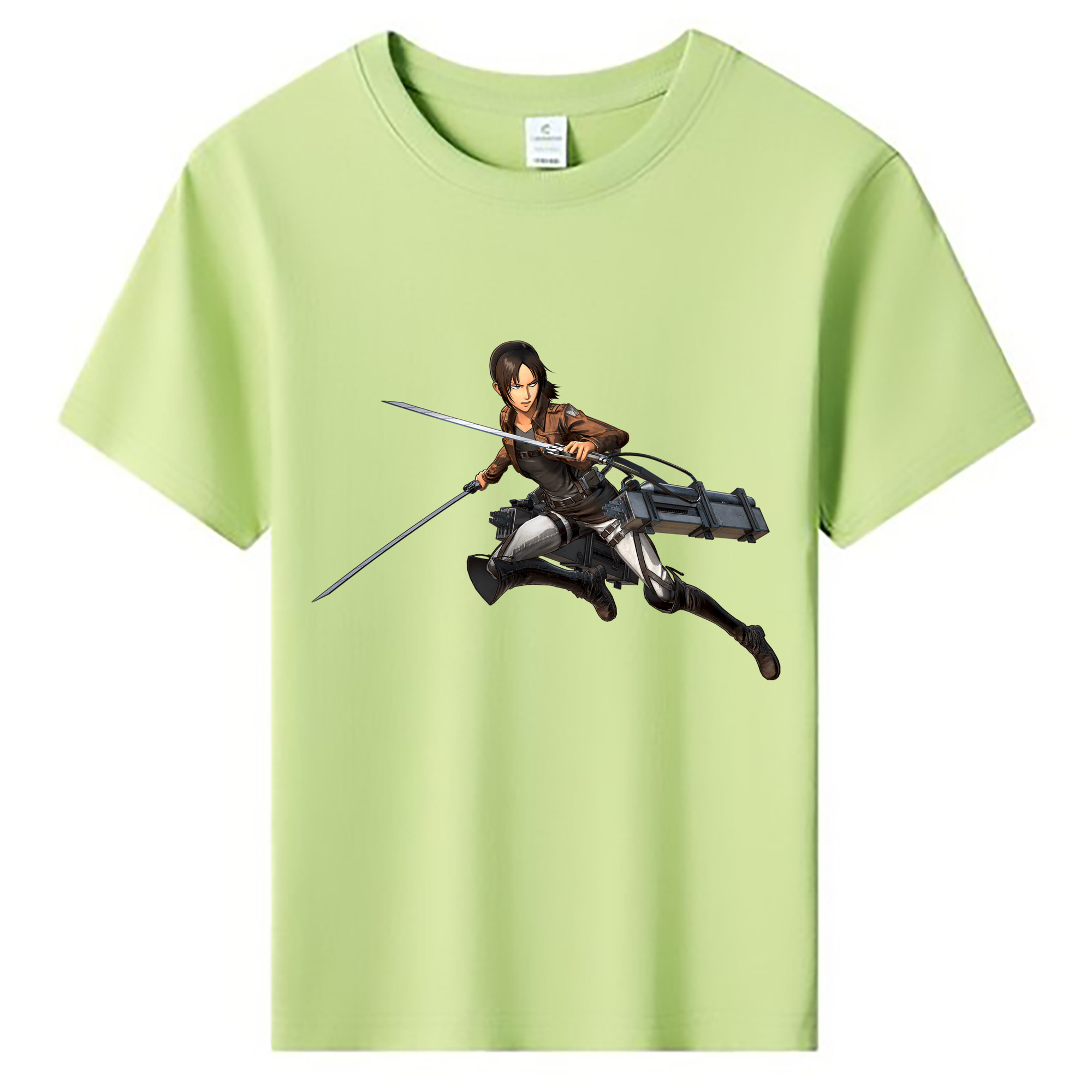 （画像用） 進撃の巨人 Attack on Titan 綿100％キッズTシャツ（フロントプリント）